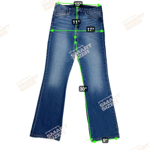 Joe's Jeans Hi Honey Stephaney Med Wash High Rise Curvy Boot Cut Jeans Size 31 - Picture 5 of 15